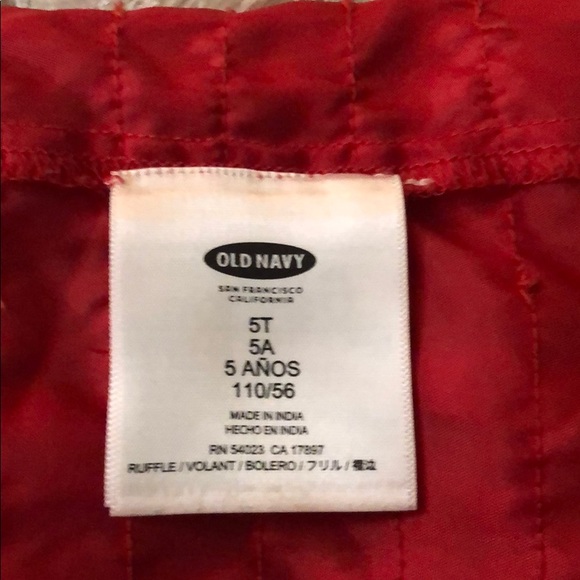 Red Ruffle Skirt - Picture 4 of 4